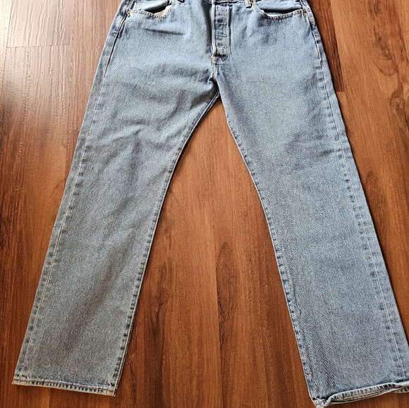 Mens levis 501 button fly jeans - Picture 5 of 10